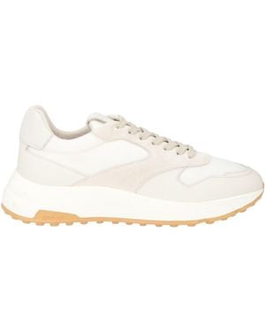 Hogan Sneakers Leather, Textile Fibers - White
