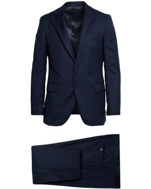 Tombolini Suit Virgin Wool, Viscose - Blue