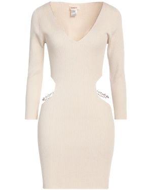 Kontatto Mini Dress Viscose, Acrylic, Elastane - Natural