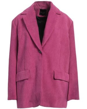 Roberto Collina Mauve Blazer Polyester, Nylon, Elastane - Pink