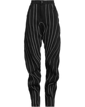 Mugler Jeans Cotton, Elastane - Black