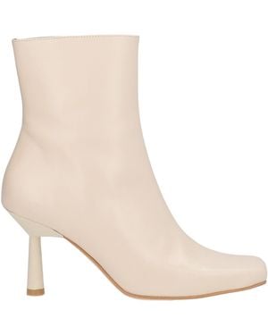 Alohas Ankle Boots Leather - Natural