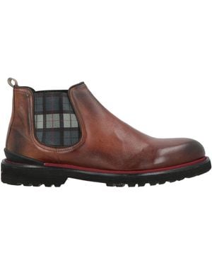 Exton Ankle Boots Leather - Brown