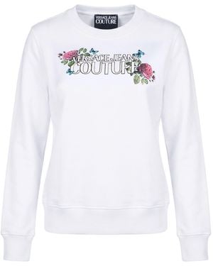 Versace Jeans Couture Sweatshirt Cotton, Elastane - White