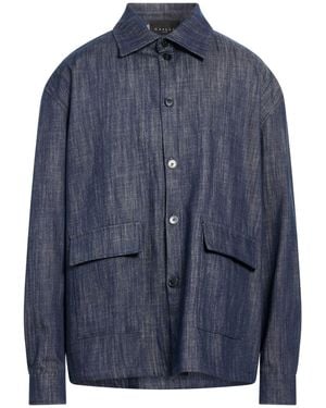 Gaelle Paris Denim Outerwear Cotton - Blue