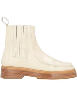 Rejina Pyo Ankle Boots Cow Leather - Natural