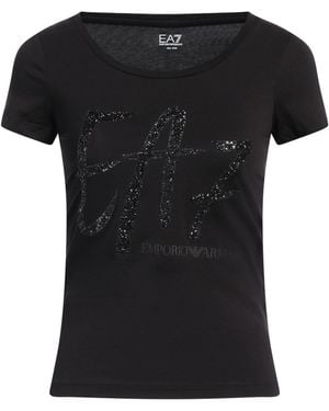 EA7 T-Shirt Cotton, Elastane - Black