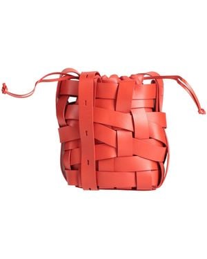 Jil Sander Cross-Body Bag Leather - Red