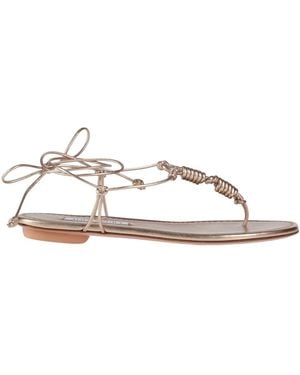 Aquazzura Thong Sandal - Natural