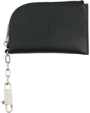 Rick Owens Coin Purse Cow Leather - Black