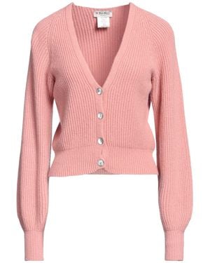 MO-MOI Antique Rose Cardigan Viscose, Pbt - Pink