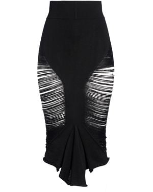 Rick Owens Midi Skirts - Black