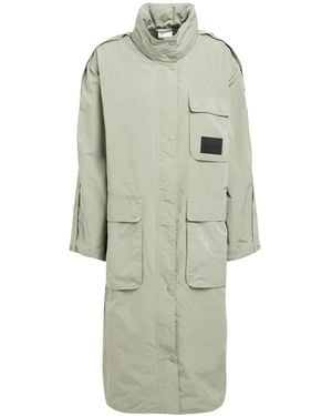 Replay Overcoat & Trench Coat - White