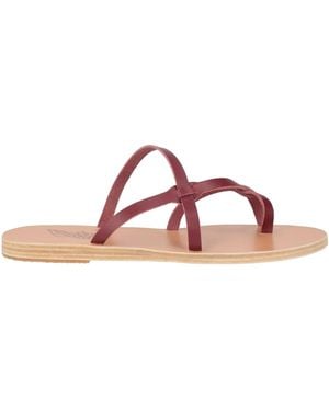 Ancient Greek Sandals Thong Sandal Leather - Pink