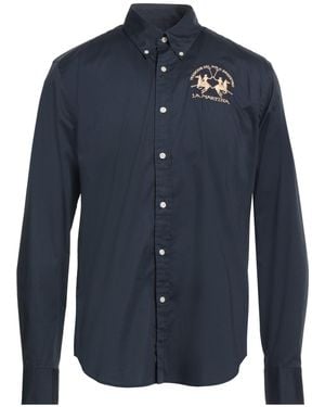 La Martina Sky Shirt Cotton, Elastane - Blue