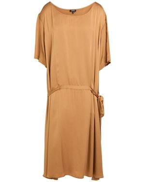 Aspesi Camel Midi Dress Viscose - Natural