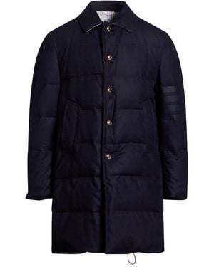 Thom Browne Midnight Puffer Wool, Cashmere - Blue