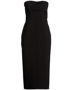 Philosophy Di Lorenzo Serafini Midi Dress Polyester, Polyurethane - Black