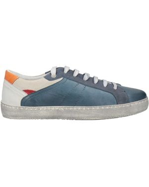 Exton Trainers Leather - Blue