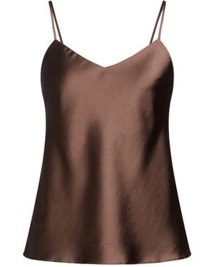 Patrizia Pepe Top Polyester - Brown