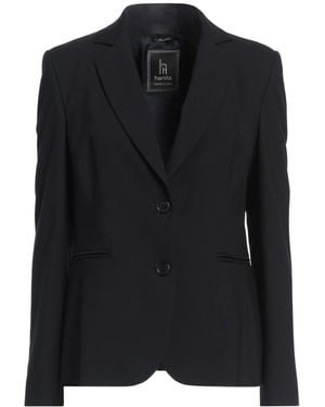 Hanita Midnight Blazer Acetate, Viscose - Black
