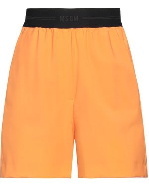 MSGM Shorts & Bermuda Shorts - Orange