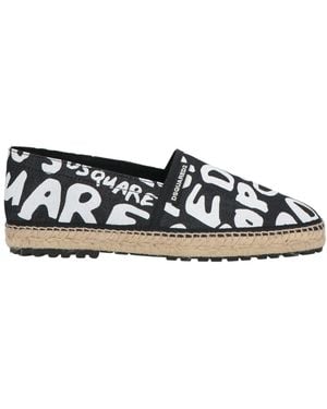 DSquared² Espadrilles Textile Fibres - Black