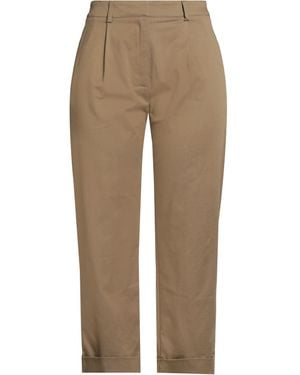 Kaos Khaki Pants Cotton, Elastane - Natural