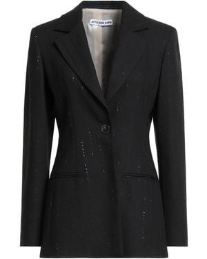 Attic And Barn Blazer Viscose, Wool, Polyamide, Polyester - Black