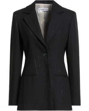 Attic And Barn Blazer Viscose, Wool, Polyamide, Polyester - Black