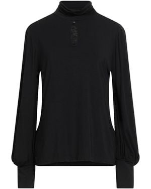 D.exterior T-Shirt Modal, Polyamide, Elastane - Black