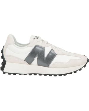 New Balance Sneakers Leather, Textile Fibers - White