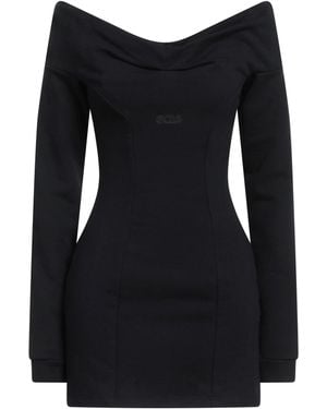Gcds Mini Dress Cotton - Black