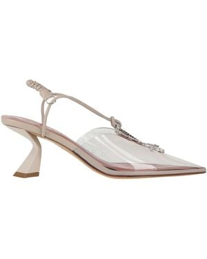 Nensi Dojaka Pumps Leather, Pvc - White
