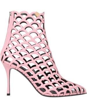 Sergio Rossi Ankle Boots Leather - Pink