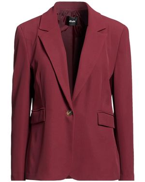 Dixie Burgundy Blazer Polyester, Elastane - Red