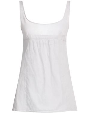 Tela Top Cotton - White