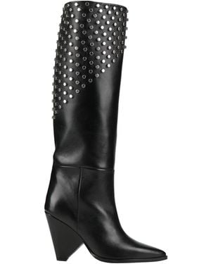 Dondup Boot Leather - Black