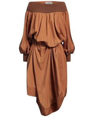 Vivienne Westwood Midi Dress Polyester - Brown