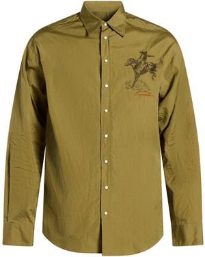 DSquared² Khaki Shirt Cotton - Green