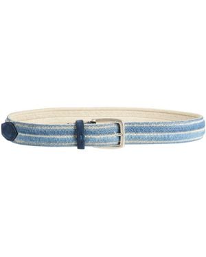 Moorer Belt Cotton, Viscose, Elastane - Blue