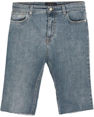 Kaos Denim Shorts - Blue
