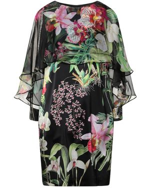 Clips Midi Dress Silk, Elastane - Gray