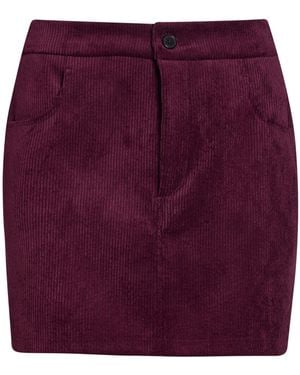 ViCOLO Mini Skirt Polyester, Polyamide, Elastane - Purple