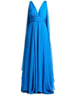 ATELIER LEGORA Azure Maxi Dress Polyester, Elastane - Blue