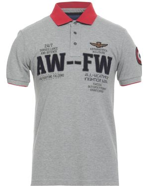Aeronautica Militare Light Polo Shirt Cotton - Gray