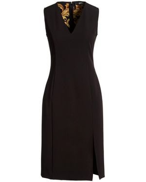 Versace Midi Dress Polyester, Elastane - Black