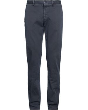 Etro Midnight Pants Cotton, Elastane - Blue