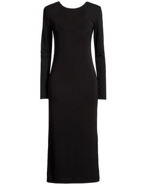 ViCOLO Midi Dress Polyester, Elastic Fibers - Black