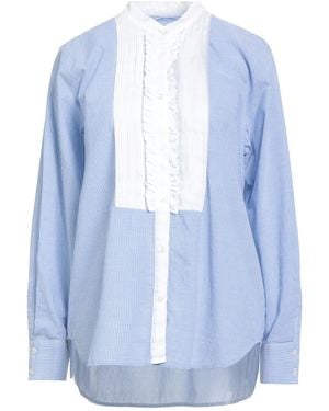 19.70 Nineteen Seventy Light Shirt Cotton, Linen - Blue